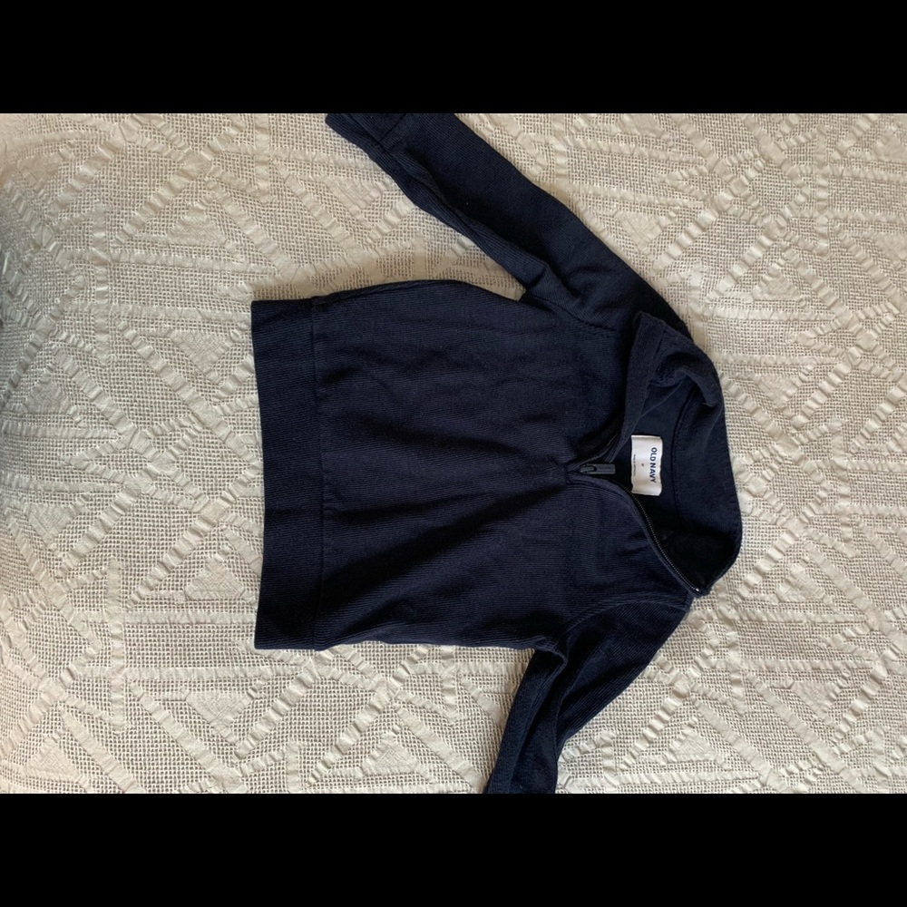 Toddler Boy 3T half-zip pull over cotton sweater